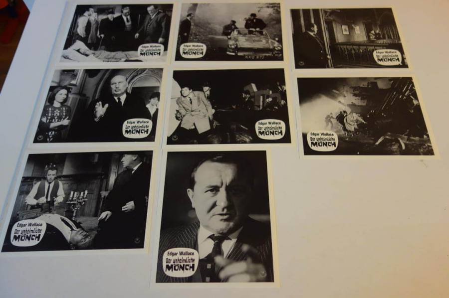 The Sinister Monk original release german lobby stills